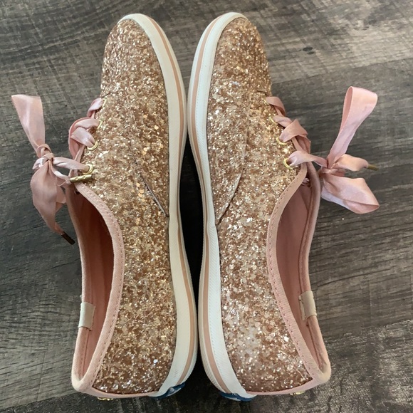 Kate spade glitter Keds pink size 6 - Picture 3 of 4